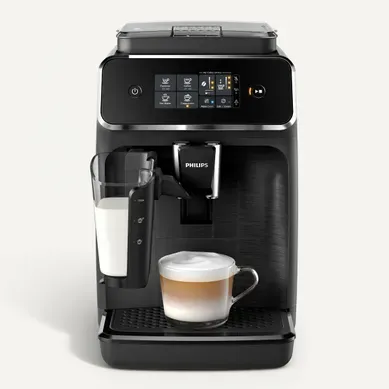 Espresso avec broyeur PHILIPS EP2230/10 série 2200 LatteGo Espresso avec broyeur PHILIPS EP2230/10 série 2200 LatteGo vue de face