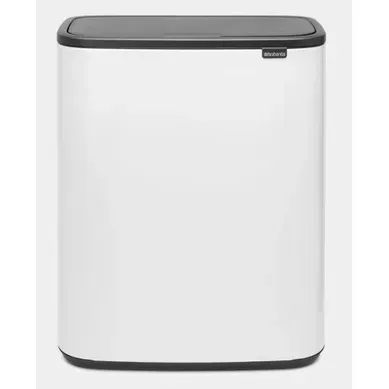 Poubelle Bo Touch Bin - 2x 30 L - White Poubelle Bo Touch Bin - 2x 30 L - White