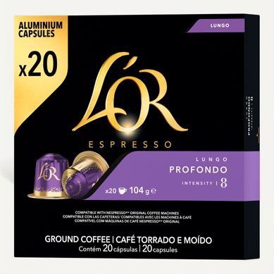 Capsule compatible Nespresso L'OR Lungo Profondo x 20 Capsule compatible Nespresso L'OR Lungo Profondo x 20 vue 3/4