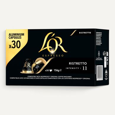 Capsule compatible Nespresso L'OR Espresso Ristretto x 30 Capsule compatible Nespresso L'OR Espresso Ristretto x 30 vue 3/4