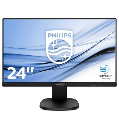 Écran PC S Line Moniteur Lcd Avec Technologie Softblue 243s7ehmb/00 23.8" LED Full Hd 5 Ms Noir