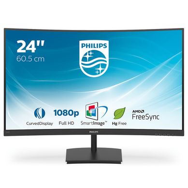 Écran PC E Line 241e1sc/00 23.6" LED Full Hd 4 Ms Noir