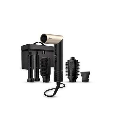 Sèche-cheveux - Silk'n - Silky Air Flex - Noir-or - 110000 Tours/min - 5 Accessoires Sèche-cheveux - Silk'n - Silky Air Flex - Noir-or - 110000 Tours/min - 5 Accessoires