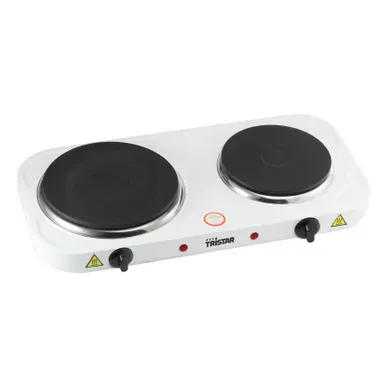 Réchaud Électrique Blanc 2 Foyers 2500w - Kp-6245 Réchaud Électrique Blanc 2 Foyers 2500w - Kp-6245