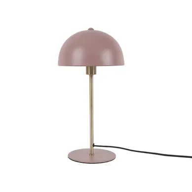 Lampe à Poser Design Métal Bonnet - H. 39 Cm - Vieux Rose Lampe à Poser Design Métal Bonnet - H. 39 Cm - Vieux Rose