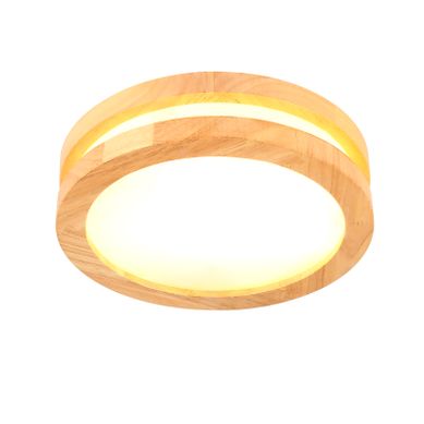 Plafonnier LED Bois Rond 20cm éclairage De Plafond Pour Chambre Salon Couloir Lumière Chaude Plafonnier LED Bois Rond 20cm éclairage De Plafond Pour Chambre Salon Couloir Lumière Chaude