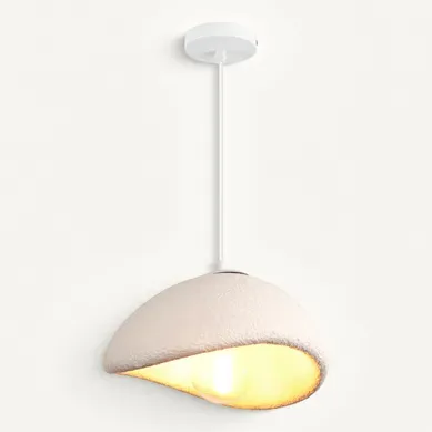 Suspension D'intérieur Moderne D.30 Cm – Blanc – Culot E27 – Longueur Câble Réglable 150 Cm Suspension D'intérieur Moderne D.30 Cm – Blanc – Culot E27 – Longueur Câble Réglable 150 Cm