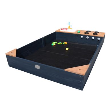 Kelly Bac à Sable En Bois Avec Banc Et Jeux De Cuisine Avec Évier Kelly Bac à Sable En Bois Avec Banc Et Jeux De Cuisine Avec Évier