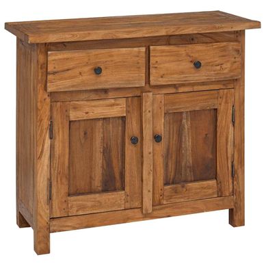 Vidaxl Buffet Avec Tiroirs Bois De Récupération Massif 75x30x65 Cm Armoire Latérale De Rangement