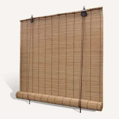 Store Roulant En Bambou 150x160 Cm Marron Store Roulant En Bambou 150x160 Cm Marron