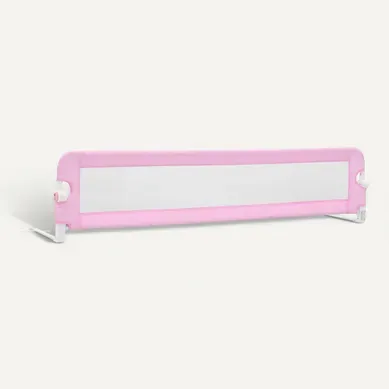 Barrière De Sécurité De Lit D'enfant Rose 180x42 Cm Polyester Barrière De Sécurité De Lit D'enfant Rose 180x42 Cm Polyester