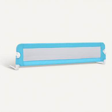 Barrière De Sécurité De Lit D'enfant Bleu 180x42 Cm Polyester Barrière De Sécurité De Lit D'enfant Bleu 180x42 Cm Polyester