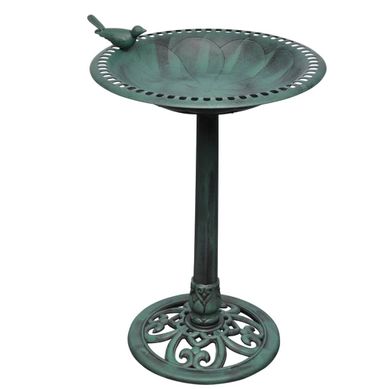 Bassin à Oiseaux Avec Fontaine Solaire Et Design Anti-gel