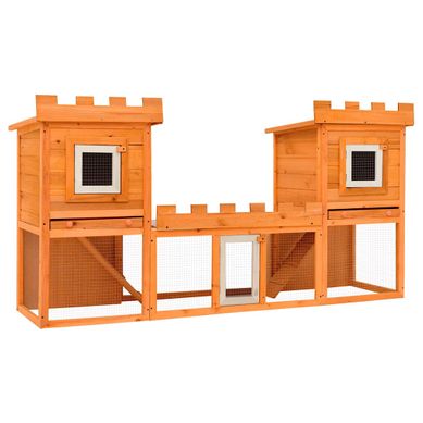 Clapier Lapin Extérieur Bois Double Maison 192x50x101 Cm Toit Vert Clapier Lapin Extérieur Bois Double Maison 192x50x101 Cm Toit Vert