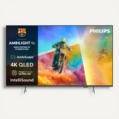 Téléviseur 4K QLED 65'' 164 cm PHILIPS 65PQS8501 vue de face