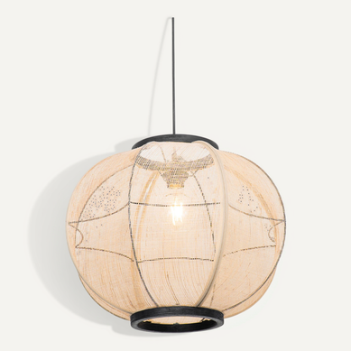 Lampe Suspendue Intelligente Marron 48 Cm Avec Wifi G95 - Rob Lampe Suspendue Intelligente Marron 48 Cm Avec Wifi G95 - Rob