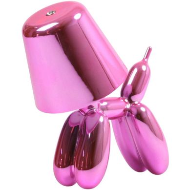 Lampe à Poser LED Balloon Dog 16 X 10 X 18 Cm Fuschia Et Argenté Lampe à Poser LED Balloon Dog 16 X 10 X 18 Cm Fuschia Et Argenté