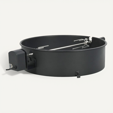Kit D'anneau De Rôtissoire De Barbecue 57 Cm Noir Kit D'anneau De Rôtissoire De Barbecue 57 Cm Noir