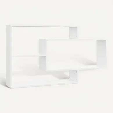 étagères Murales Blanc 104x20x58,5 Cm Bois Contreplaqué