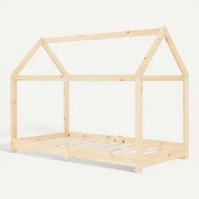 Cadre De Lit D'enfant Bois De Pin Massif 70x140 Cm Cadre De Lit D'enfant Bois De Pin Massif 70x140 Cm
