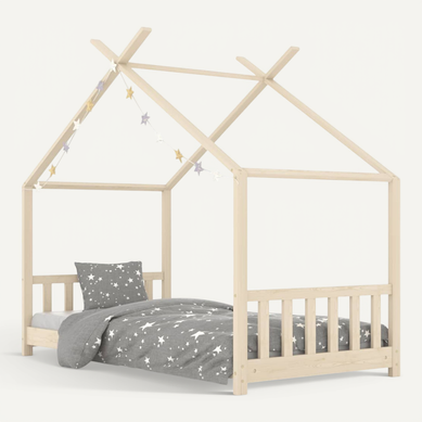 Lit cabane enfant Bois De Pin Massif 70x140 Cm Lit cabane enfant Bois De Pin Massif 70x140 Cm