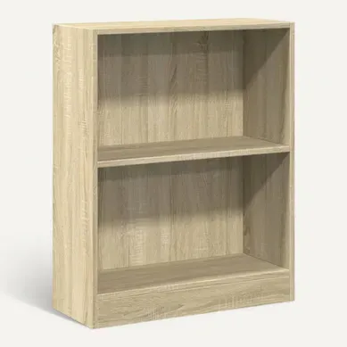 Bibliothèque Chêne Sonoma 60x24x76 Cm Bois Contreplaqué