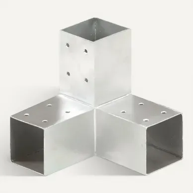 Connecteur De Poteau Forme En Y Métal Galvanisé 71x71 Mm