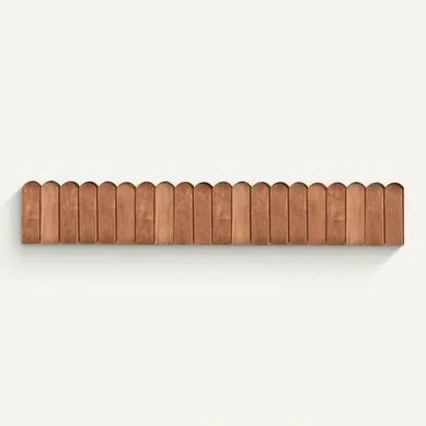 Rouleau De Bordure Marron 120 Cm Bois De Pin Imprégné