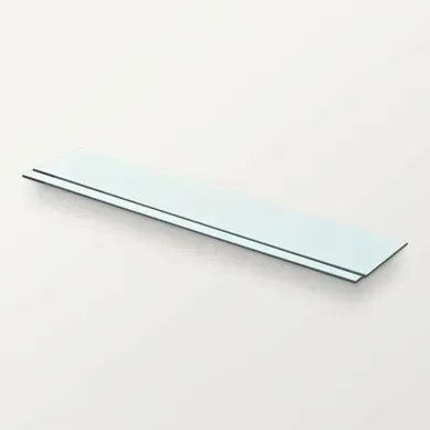Panneaux D'étagère 2 Pièces Verre Transparent 80 X 15 Cm Panneaux D'étagère 2 Pièces Verre Transparent 80 X 15 Cm