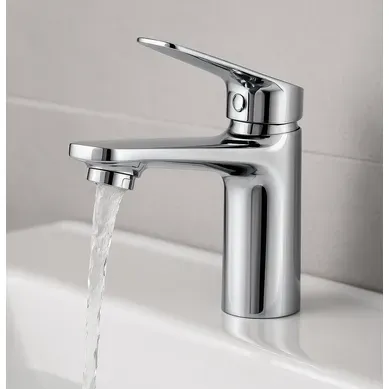 Robinet De Lavabo Rios   Chrome   Mitigeur Avec Kit De Montage Et Tuyaux