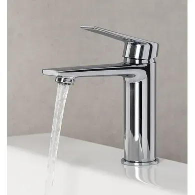 Robinet De Lavabo Rosa   Chrome   Mitigeur Avec Kit De Montage Et Tuyaux