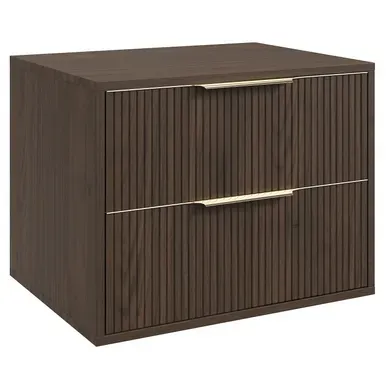Meuble Sous Vasque Rimini 60 Cm Noyer Brun Meuble De Salle De Bain Avec Tiroirs Meuble Sous Vasque Rimini 60 Cm Noyer Brun Meuble De Salle De Bain Avec Tiroirs