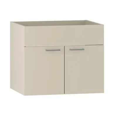 Meuble De Salle De Bain Colorado 60 X 46 X 52 Cm – Cashmere – Meuble Suspendu à 2 Portes