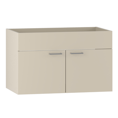 Meuble De Salle De Bain Colorado 80 X 46 X 52 Cm – Cashmere – Meuble Suspendu à 2 Portes