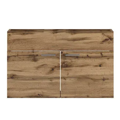 Meuble De Salle De Bain Colorado 80 X 46 X 52 Cm – Chêne – Meuble Suspendu à 2 Portes