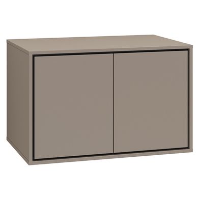 Meuble Lavabo Capri Pour Salle De Bains 78 X 48 X 51 Cm  – Cashmere – Meuble Suspendu Avec 2 Tiroirs