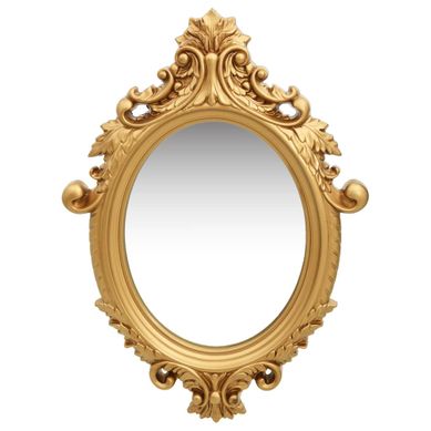 Miroir Mural Style Château 56x76 Cm Doré Miroir Mural Style Château 56x76 Cm Doré