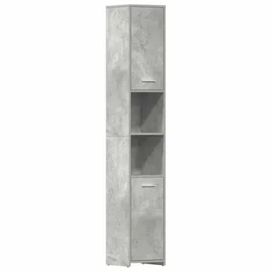 Colonne De Salle De Bain Gris Béton 30x30x183,5 Cm Aggloméré Colonne De Salle De Bain Gris Béton 30x30x183,5 Cm Aggloméré