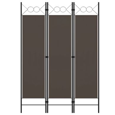 Cloison De Séparation 3 Panneaux Anthracite 120x180 Cm Cloison De Séparation 3 Panneaux Anthracite 120x180 Cm
