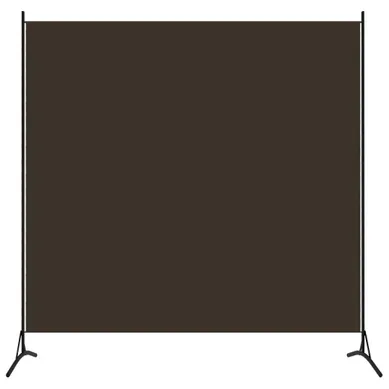 Paravent Pliable En Tissu Marron 175 X 180 Cm Paravent Pliable En Tissu Marron 175 X 180 Cm