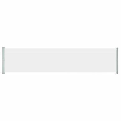 Auvent Latéral Rétractable De Patio 140x600 Cm Crème