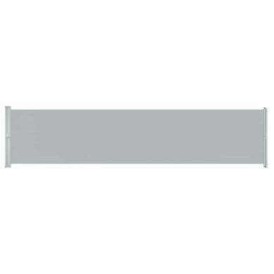 Auvent Latéral Rétractable De Patio 140x600 Cm Gris