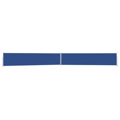 Auvent Latéral Rétractable De Patio 170x1200 Cm Bleu