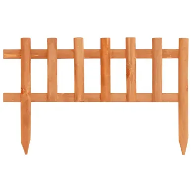 Bordure De Jardin 10 Pièces Bois De Sapin 4,4 M