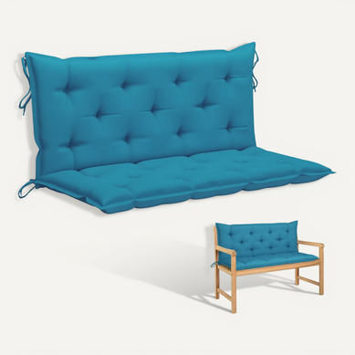 Coussin De Banc De Jardin Bleu Clair Tissu Oxford