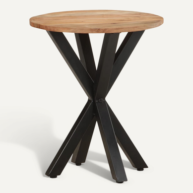 Table D'appoint 48x48x56 Cm Bois D'acacia Massif