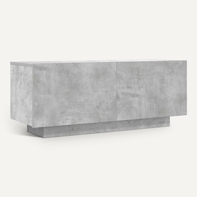Meuble TV Gris Béton 100x35x40 Cm Bois Contreplaqué Meuble TV Gris Béton 100x35x40 Cm Bois Contreplaqué