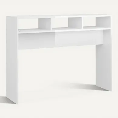 Console Table Haut Brillant Blanc 105x30x80 Cm Bois Composé Table D'accent Moderne Console Table Haut Brillant Blanc 105x30x80 Cm Bois Composé Table D'accent Moderne