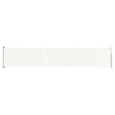 Auvent Latéral Rétractable De Patio 117x600 Cm Crème