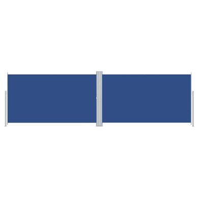 Auvent Latéral Rétractable Bleu 180x600 Cm